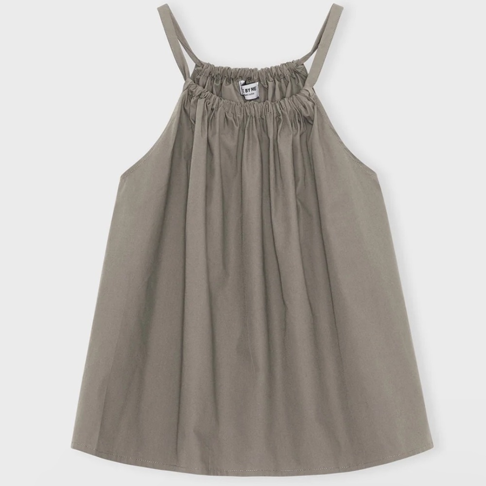 Care By Me Lina Khaki Green Top